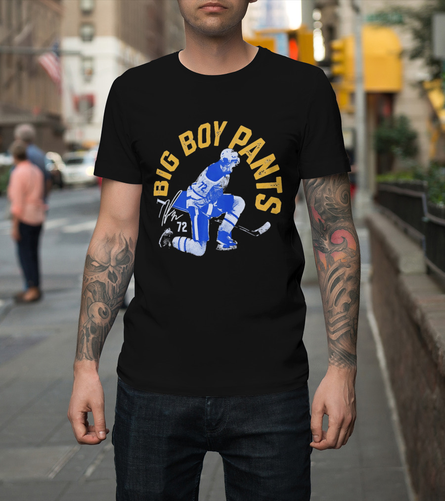 Buffalo Sabres Tage Thompson Big Boy Pants 72 Hockey T-Shirt