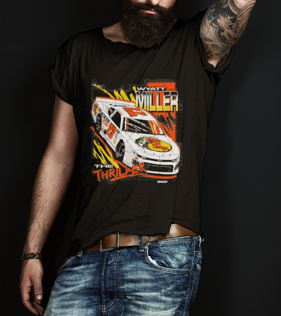 Wyatt Miller Racing Thriller 2026 Late Model Stock Bass Pro T-Shirt