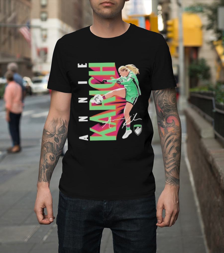 Annie Karich Legacy FC Soccer Player Action T-Shirt