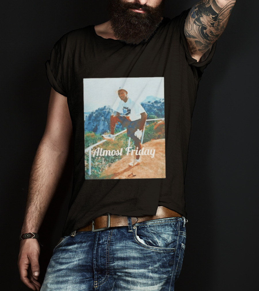 Michael Jordan Golfing Almost Friday Scenic View T-Shirt