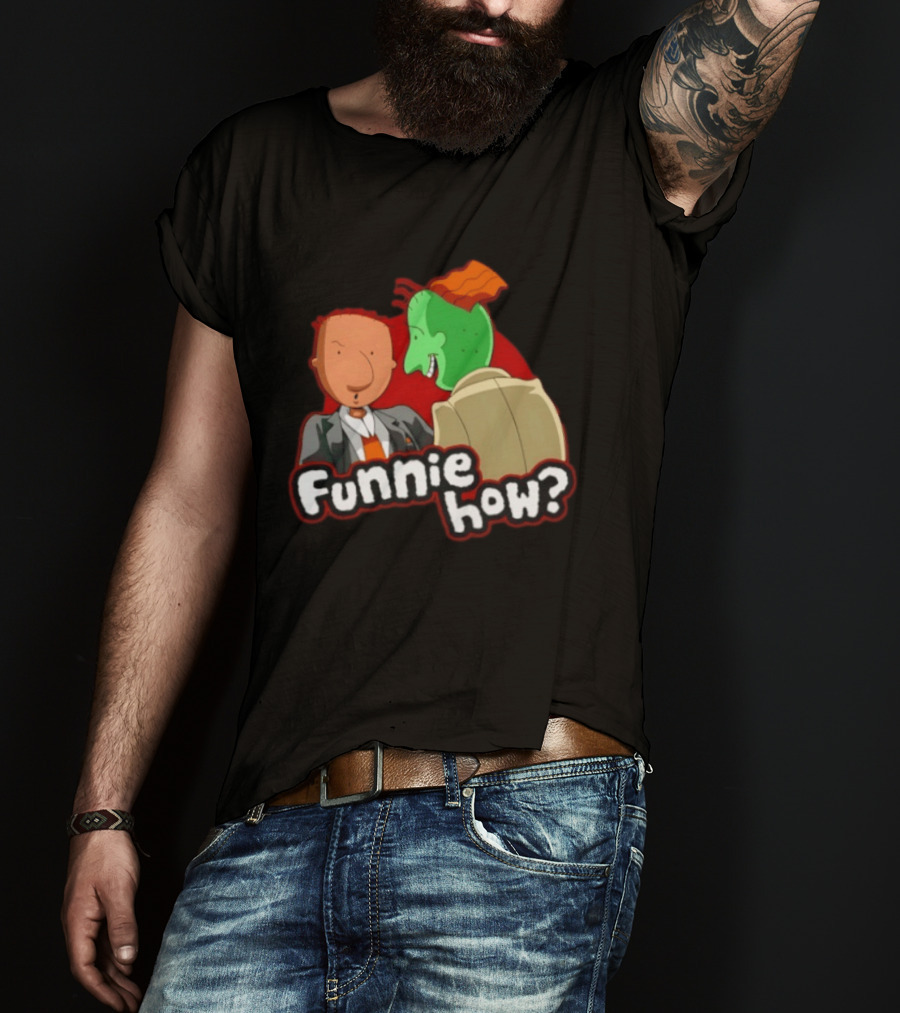 Doug Funnie Funny How Animated Series Characters Meeting T-Shirt