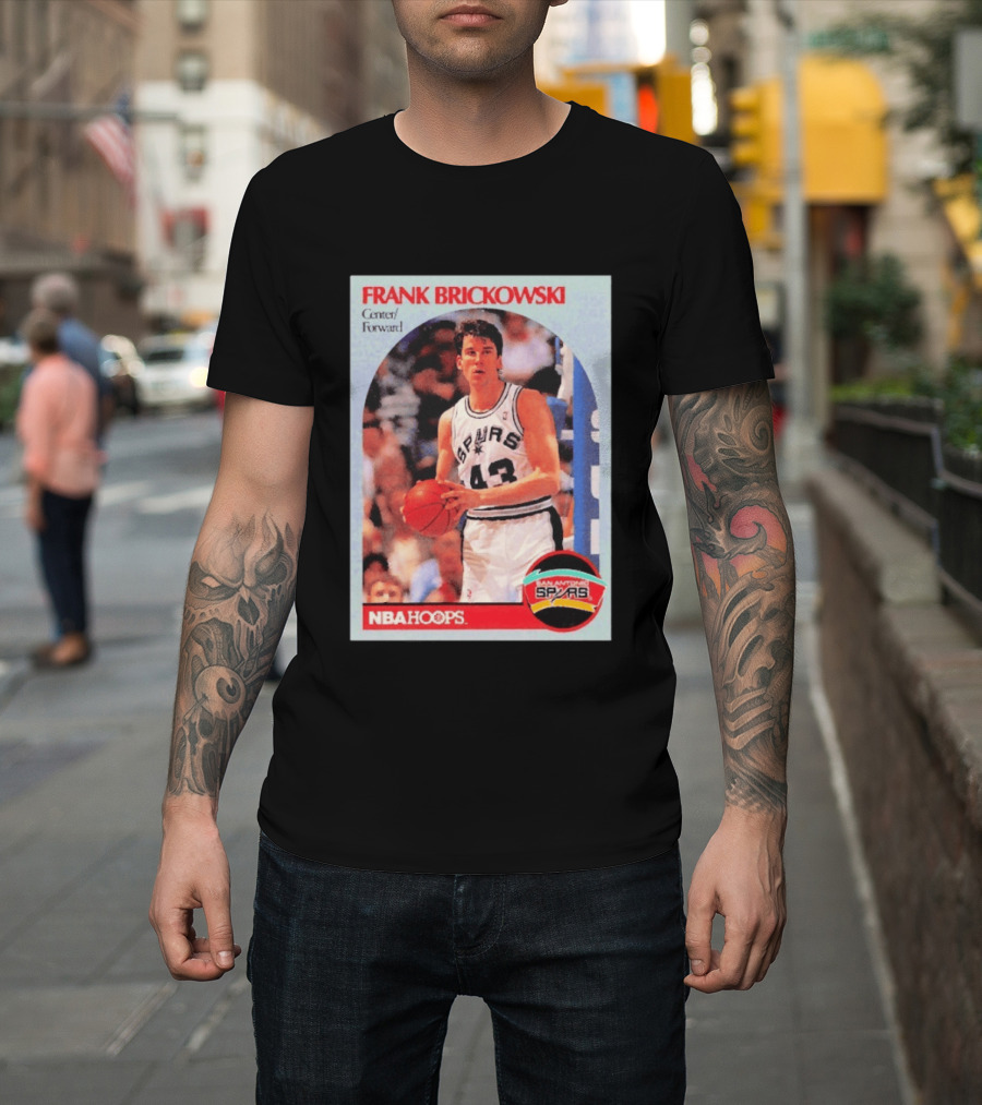 Frank Brickowski Center Forward San Antonio Spurs NBA Hoops T-Shirt