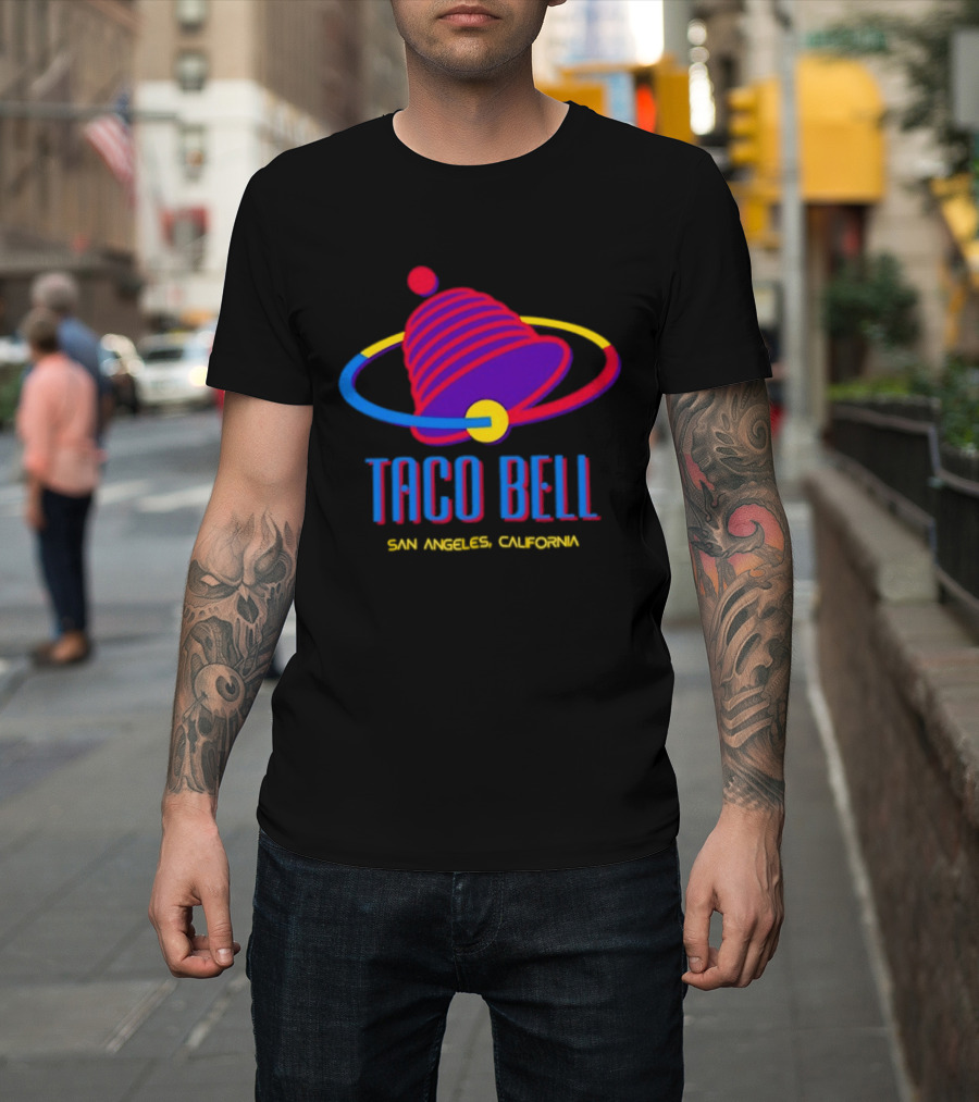 Taco Bell San Angeles California Retro Futuristic T-Shirt
