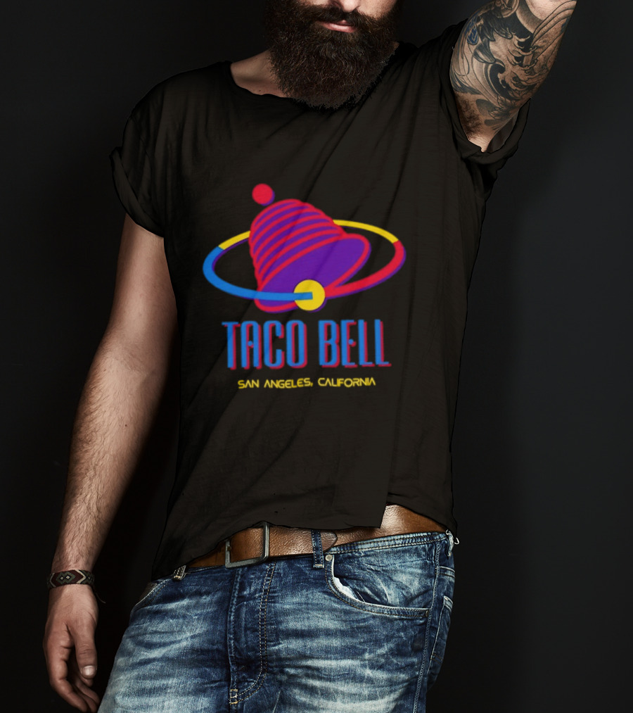 Taco Bell San Angeles California Retro Futuristic T-Shirt