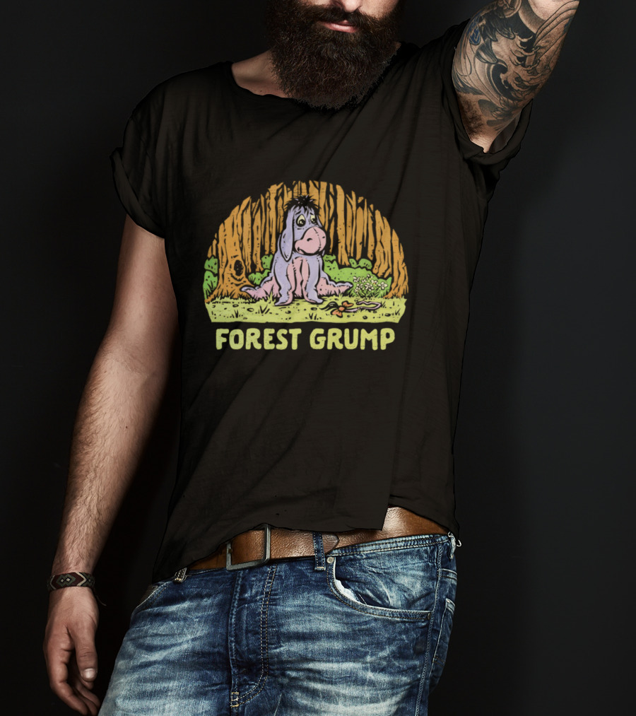 Eeyore Forest Grump Winnie The Pooh Inspired Mashup T-Shirt