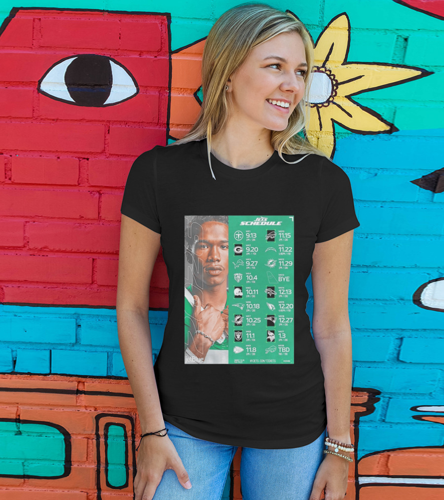 New York Jets 2026 Schedule NFL Matchups And Dates T-Shirt