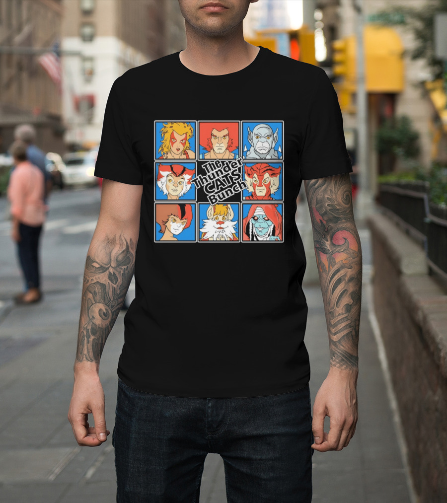 The ThunderCats Bunch Characters Classic Cartoon Collaboration T-Shirt