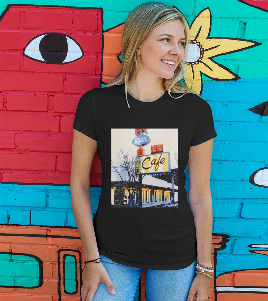 Twin Peaks Mar RR Cafe Sign Iconic Diner Scene T-Shirt