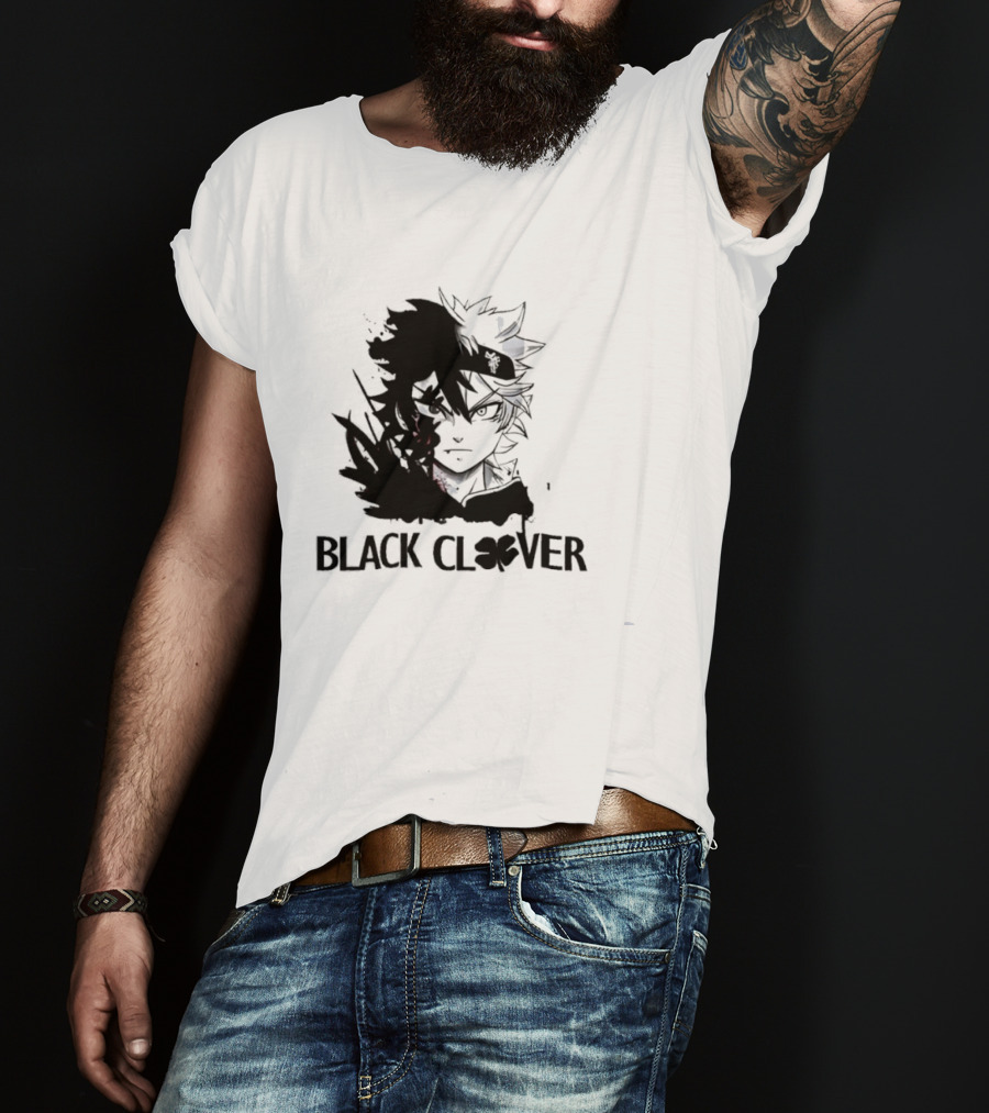 Black Clover Asta Split Demon Form Never Give Up Anime Manga 2026 Future Arc T-Shirt