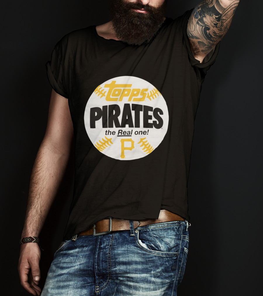 Topps Pirates The Real One MLB Pittsburgh Baseball T-Shirt