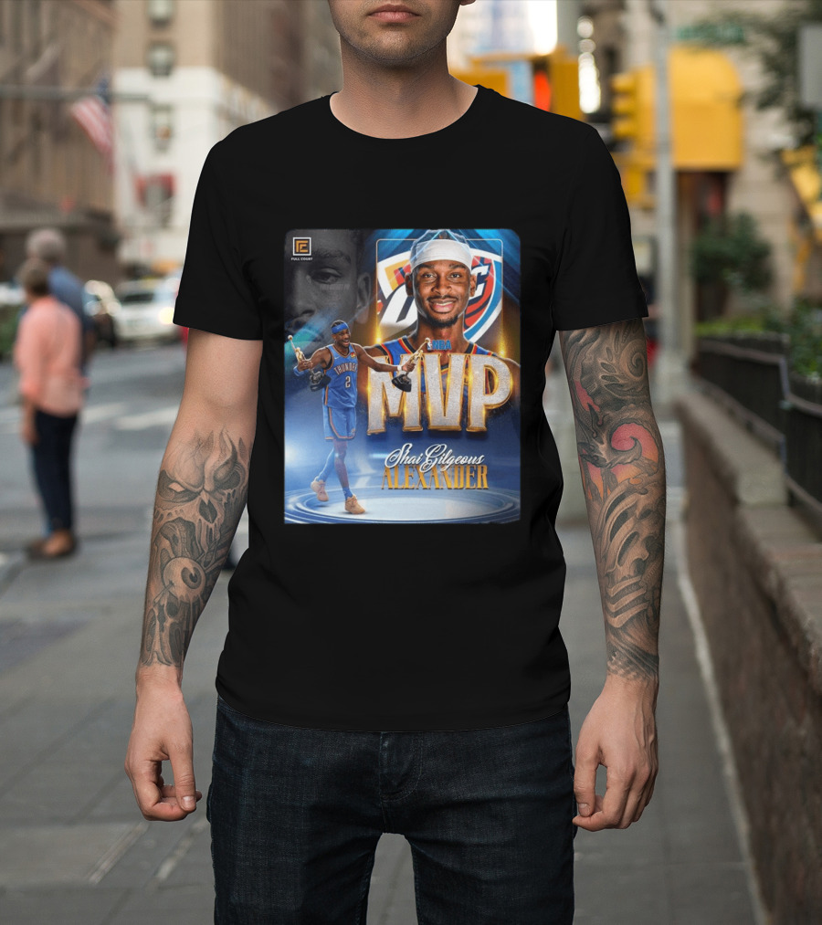 Shai Gilgeous Alexander MVP NBA 2024 Oklahoma City Thunder T-Shirt