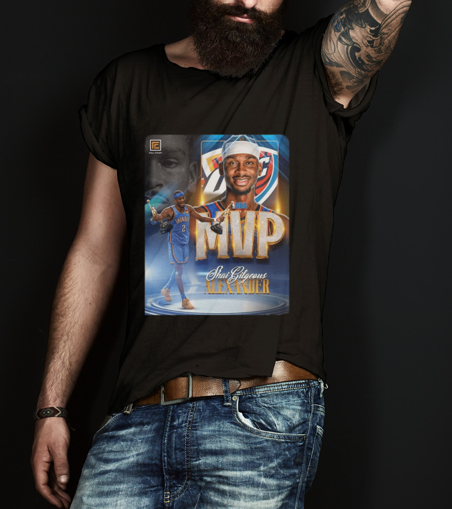 Shai Gilgeous Alexander MVP NBA 2024 Oklahoma City Thunder T-Shirt