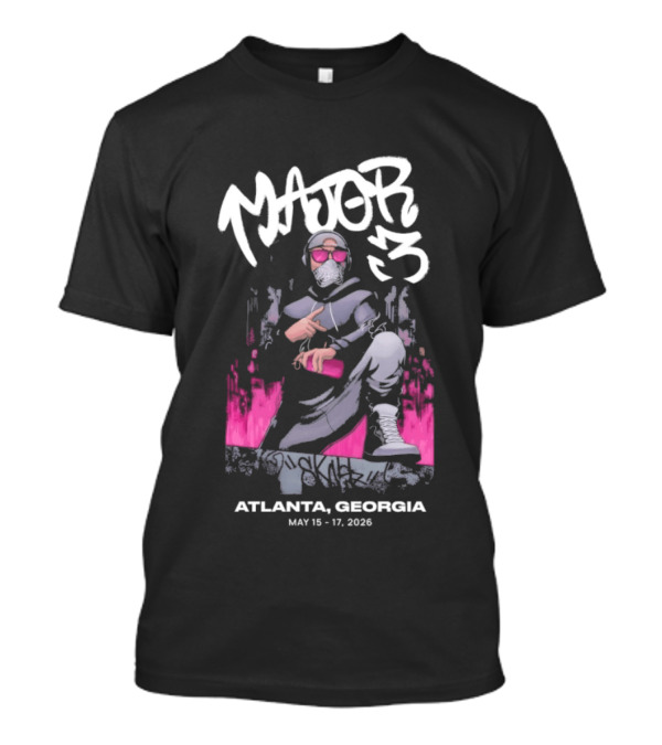 Major 3 Atlanta Georgia May 16 17 2026 Street T-Shirt