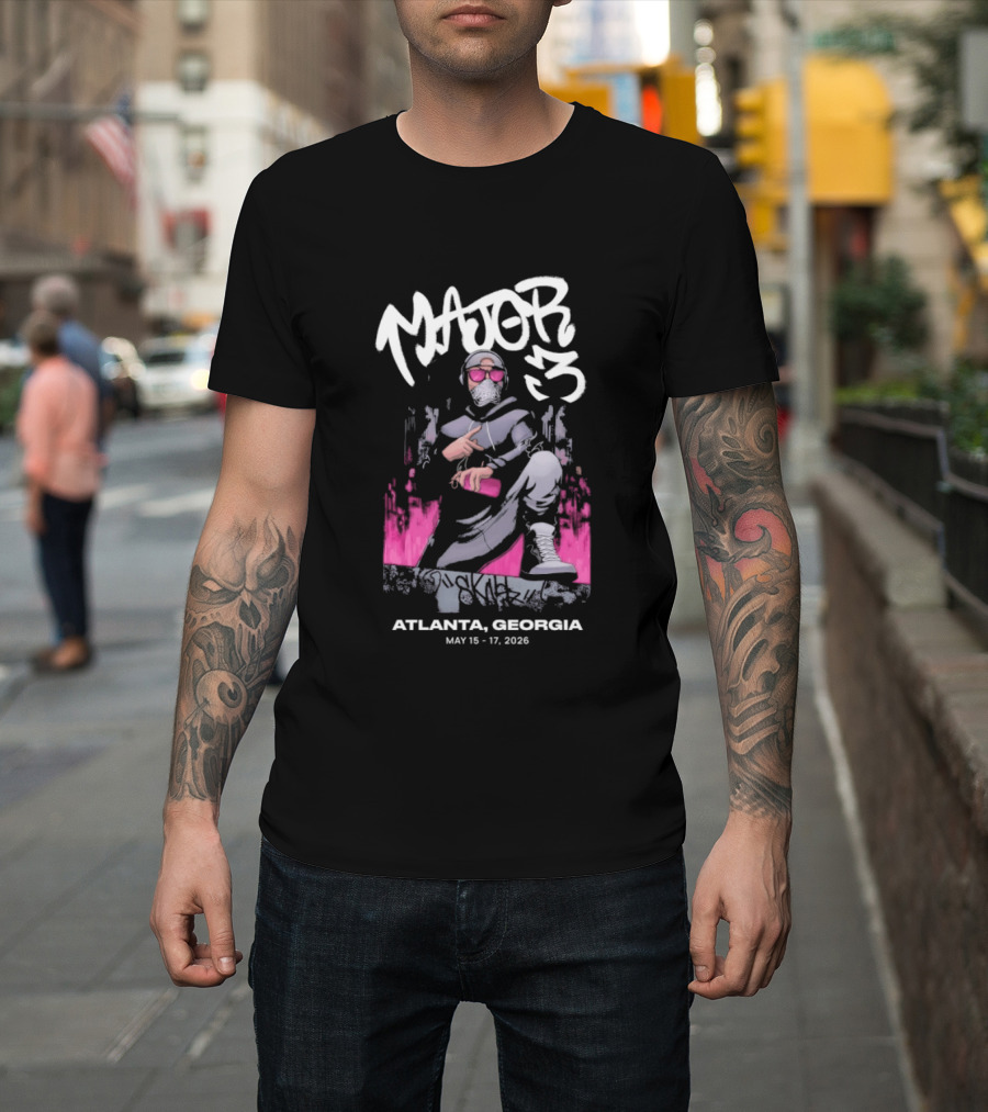 Major 3 Atlanta Georgia May 16 17 2026 Street T-Shirt