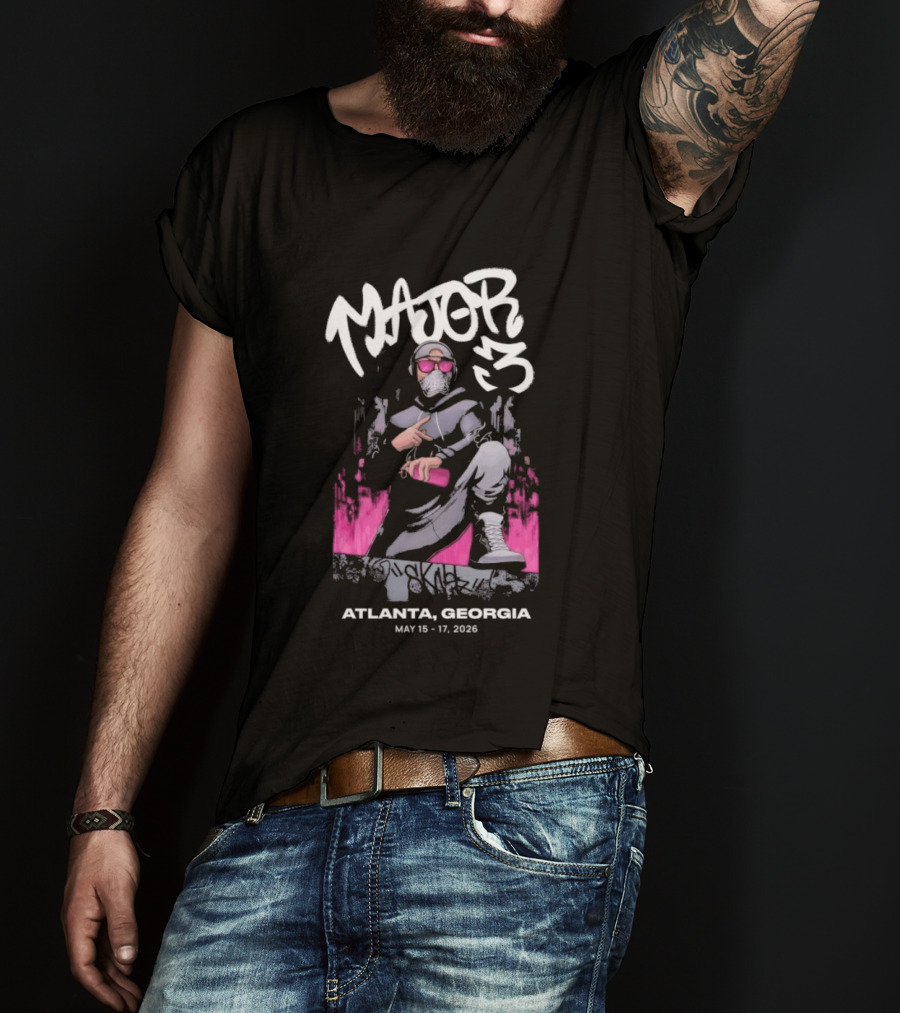 Major 3 Atlanta Georgia May 16 17 2026 Street T-Shirt