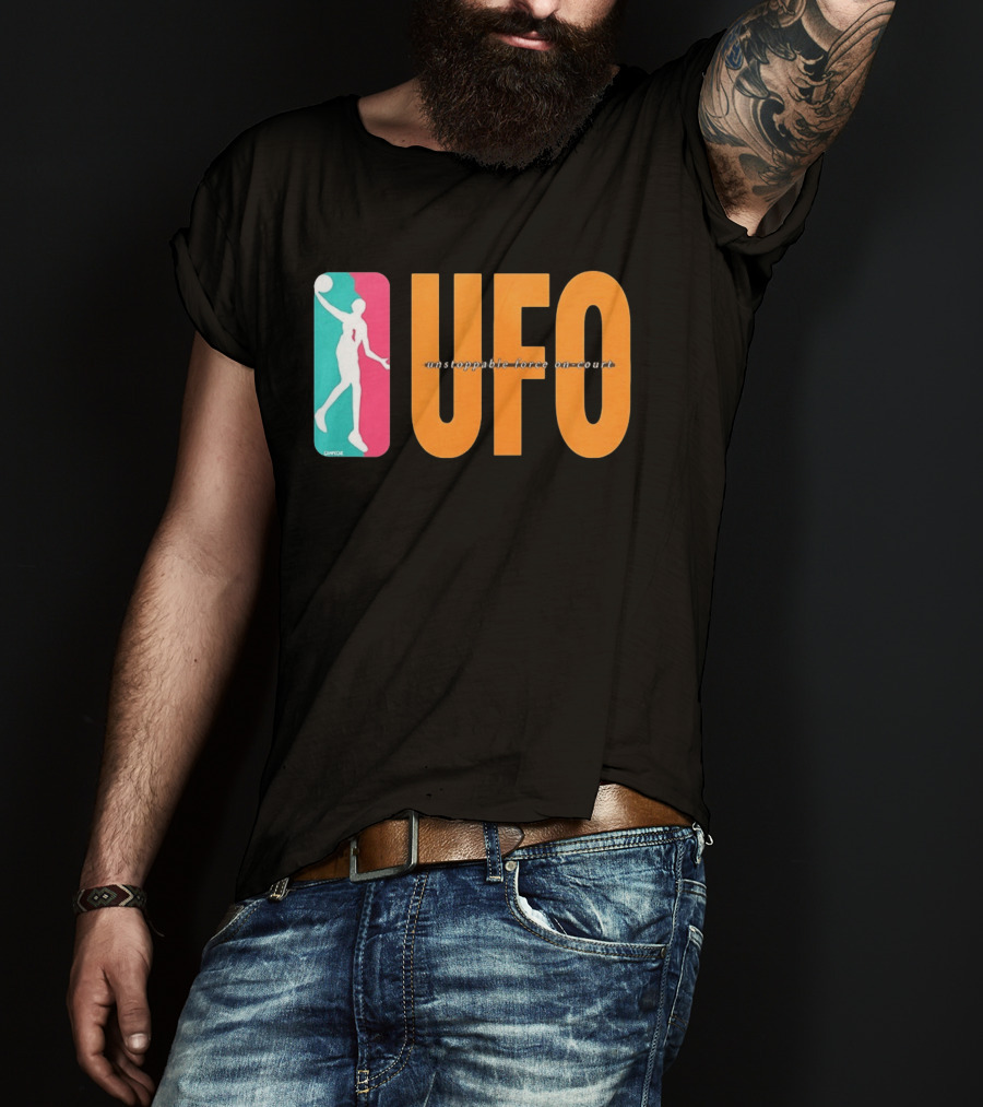 UFO Unstoppable Force On Court San Antonio Spurs T-Shirt