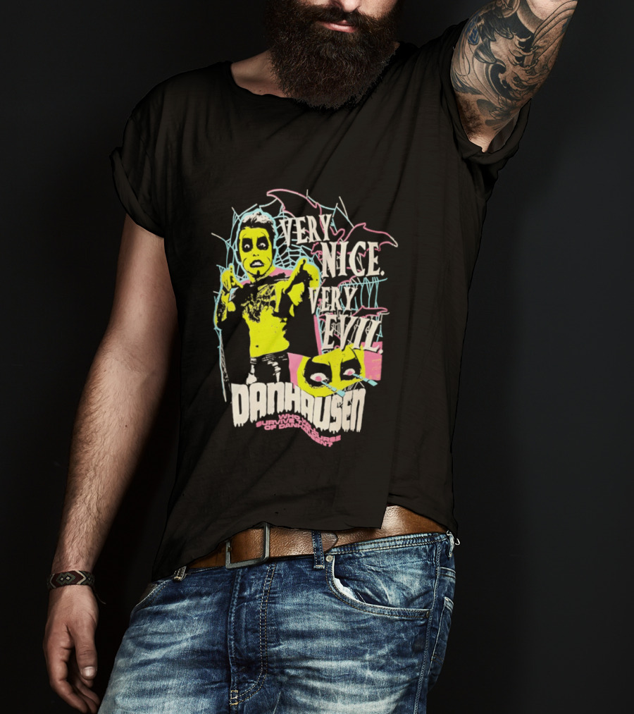 Danhausen Very Nice Very Evil Yellow Cartoon T-Shirt