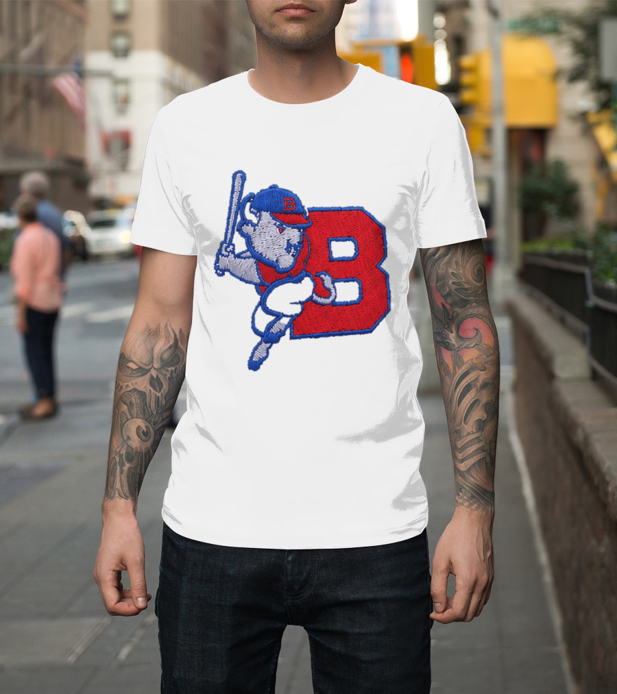 2026 Buffalo Bisons Big League Chew B Logo Baseball Bat Hitting Buffalo Embroidery Hat T-Shirt