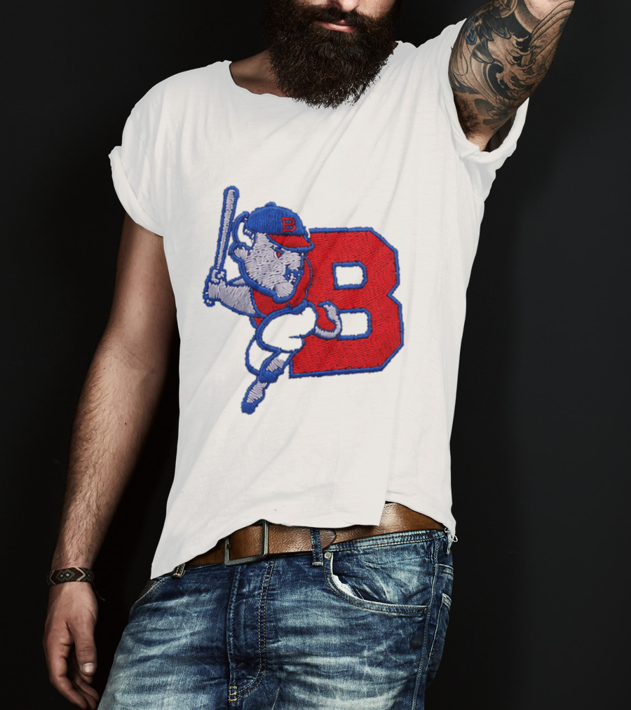 2026 Buffalo Bisons Big League Chew B Logo Baseball Bat Hitting Buffalo Embroidery Hat T-Shirt