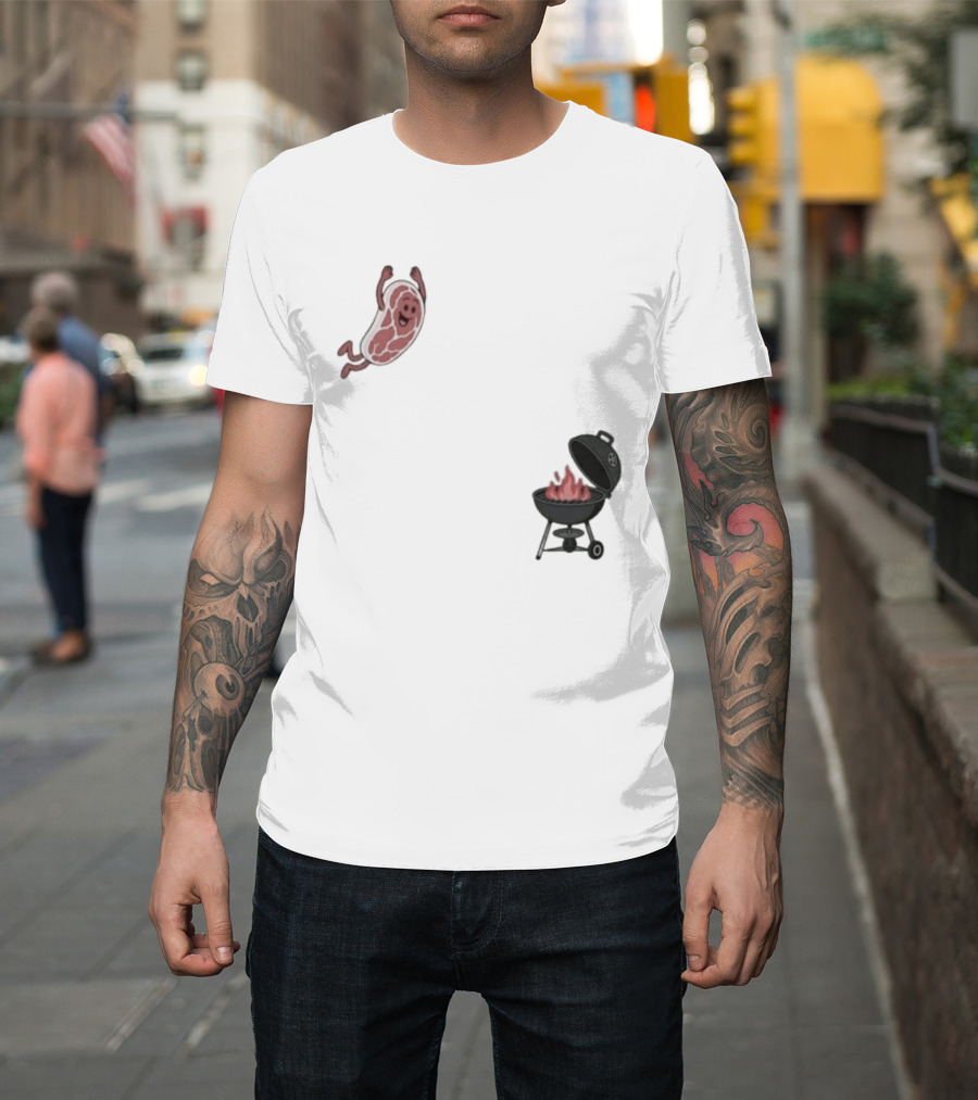 BBQ Jumping Steak 2026 Funny Grill T-Shirt