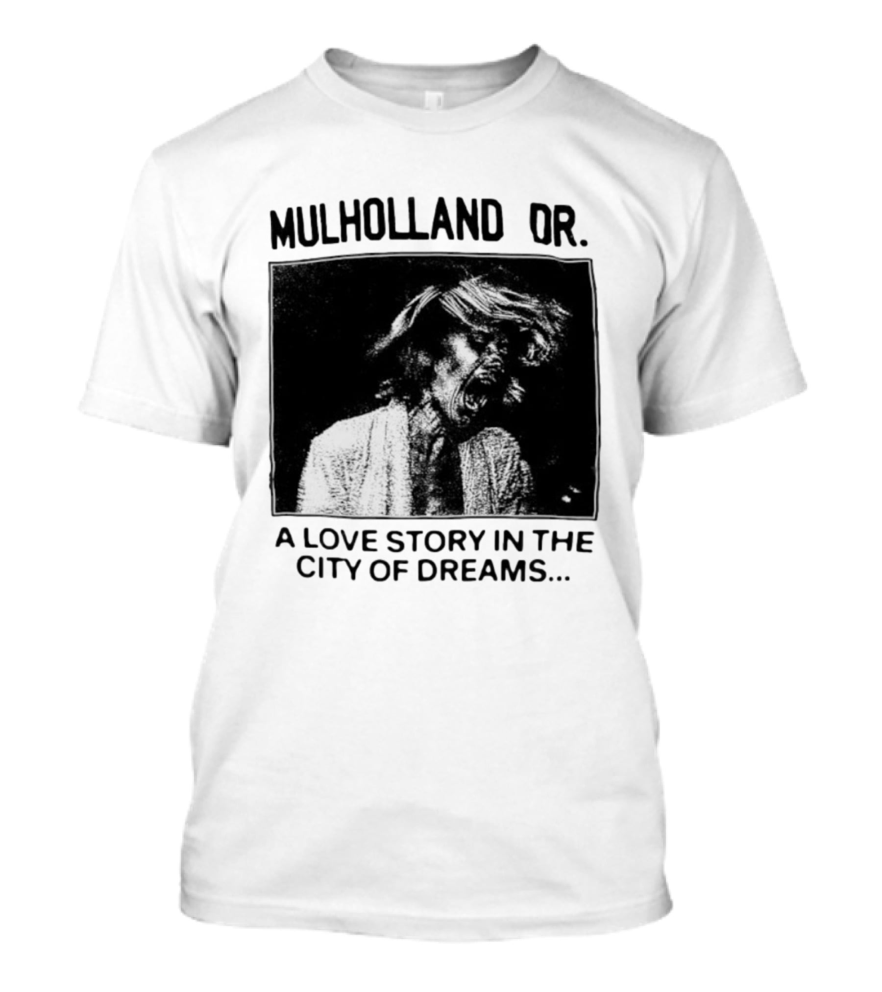 Mulholland Dr. A Love Story In The City Of Dreams Vintage Noir Aesthetic T-Shirt