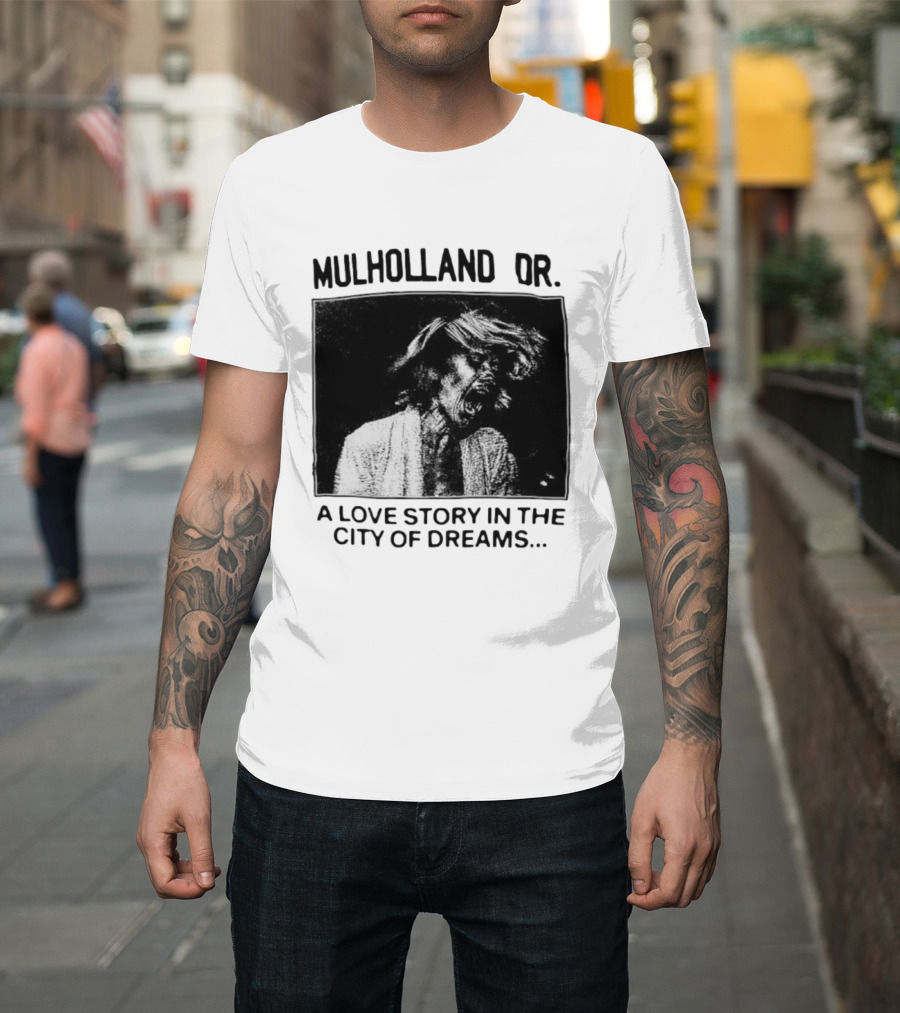 Mulholland Dr. A Love Story In The City Of Dreams Vintage Noir Aesthetic T-Shirt