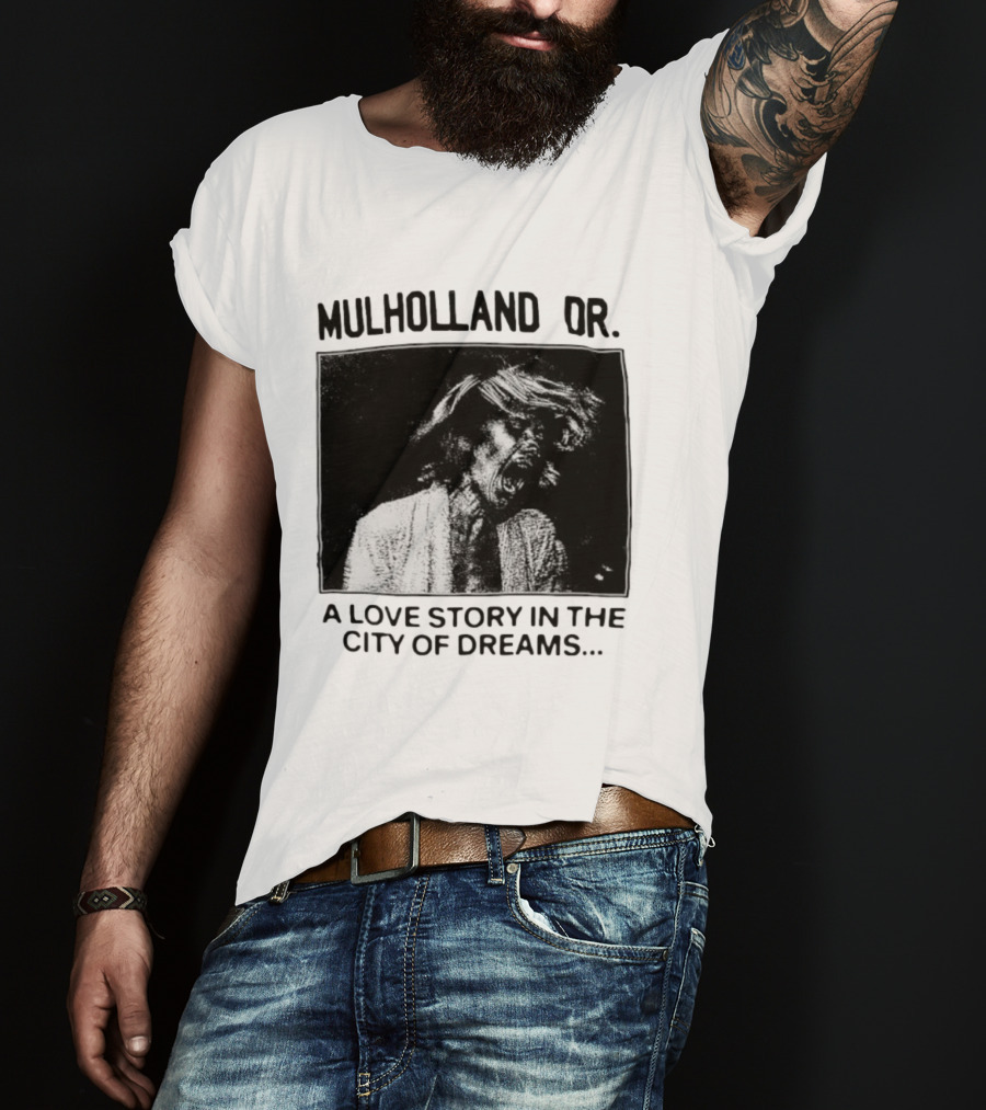 Mulholland Dr. A Love Story In The City Of Dreams Vintage Noir Aesthetic T-Shirt