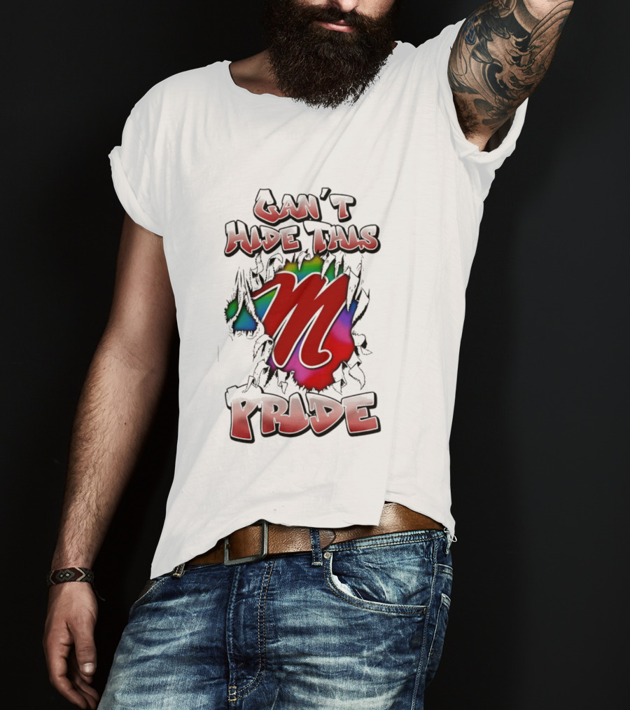 Can't Hide This Pride Ole Miss Rebels M T-Shirt
