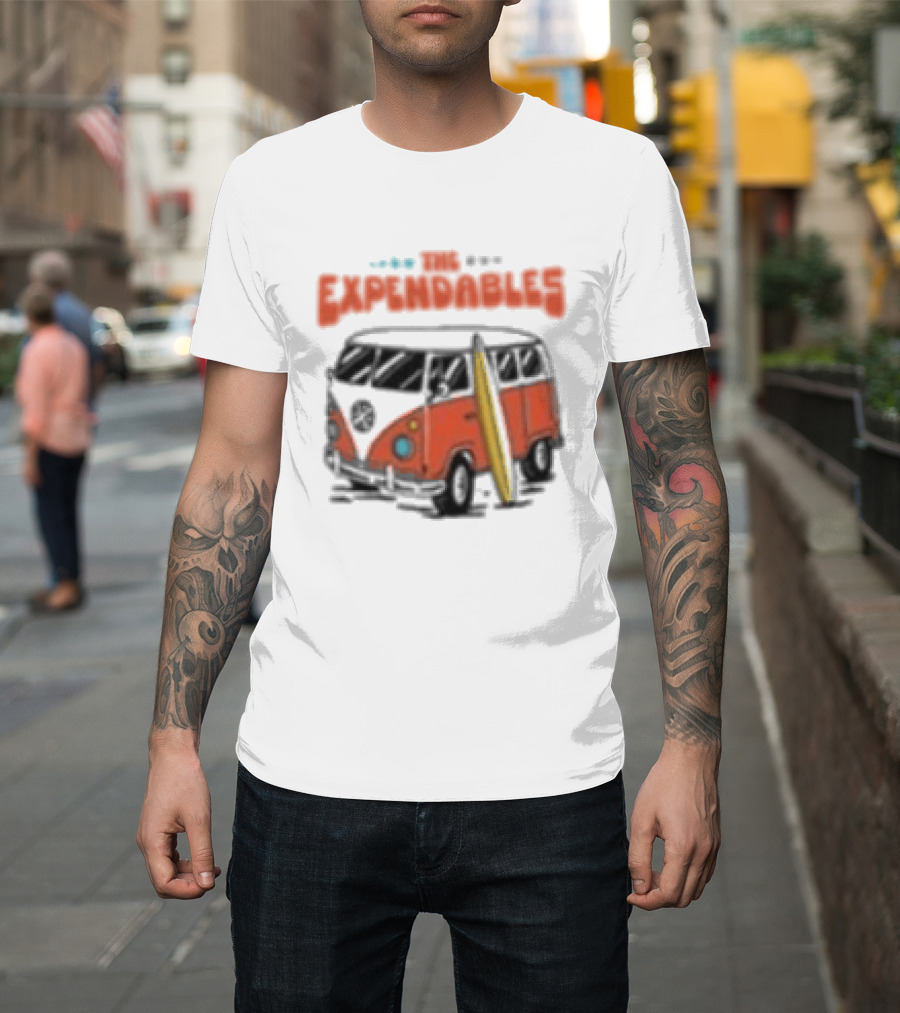 The Expendables Surfer Van Santa Cruz CA T-Shirt