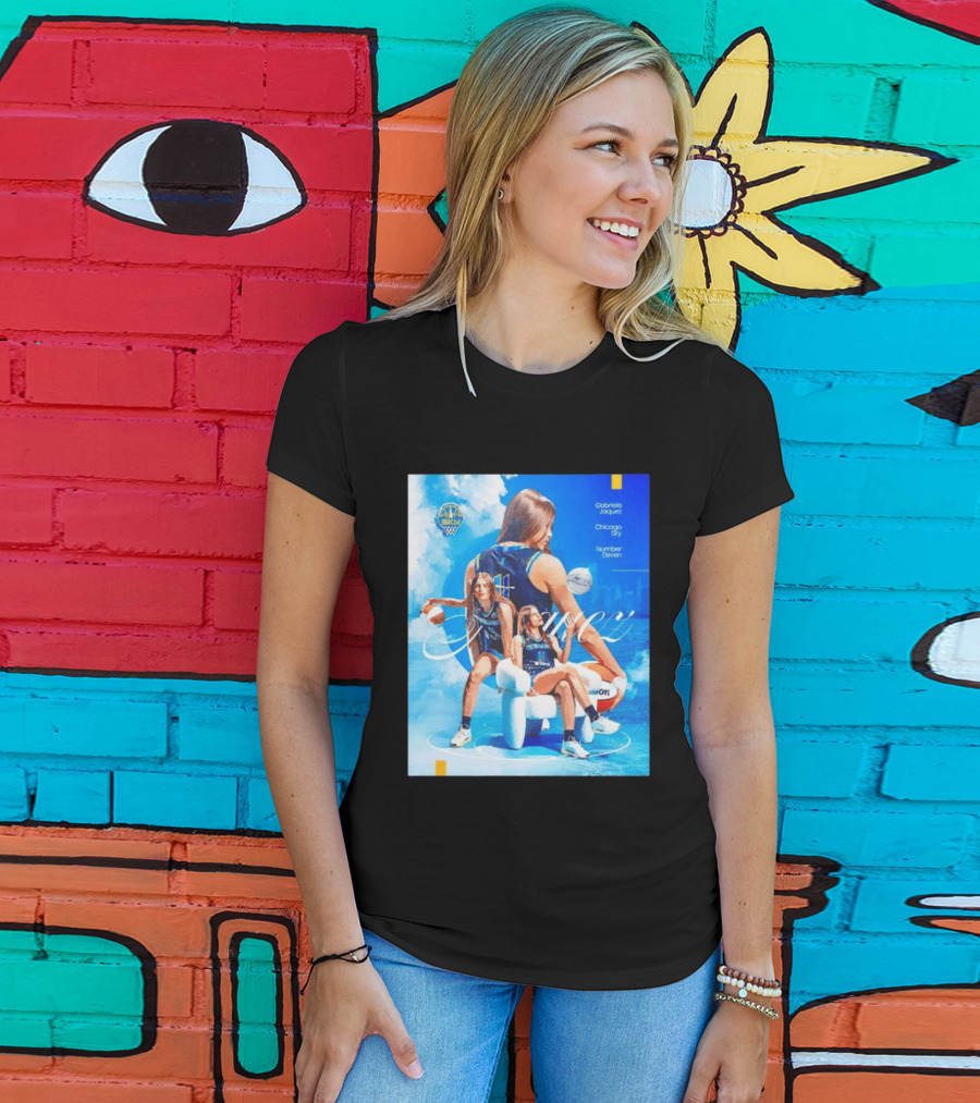 Chicago Sky Gabriela Jaquez Number Eleven Basketball T-Shirt