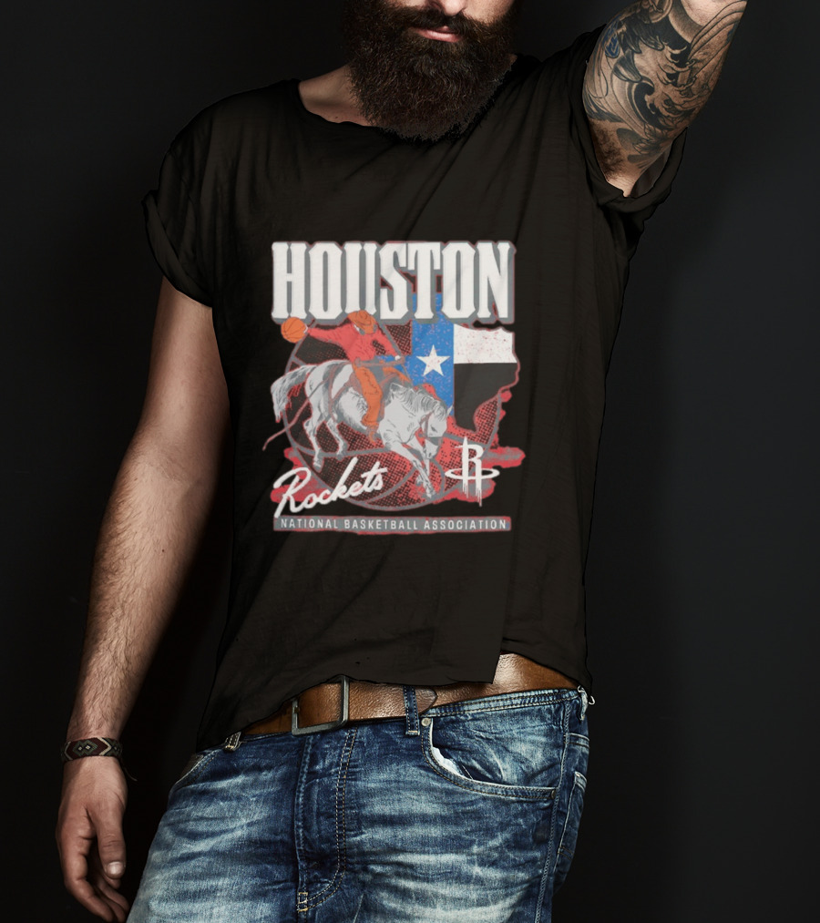 Houston Rockets National Basketball Association Texas Cowboys Basketball T-Shirt