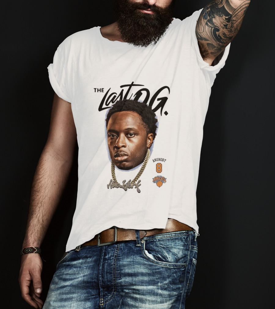 The Last OG Anunoby New York Knicks Number 8 Basketball T-Shirt