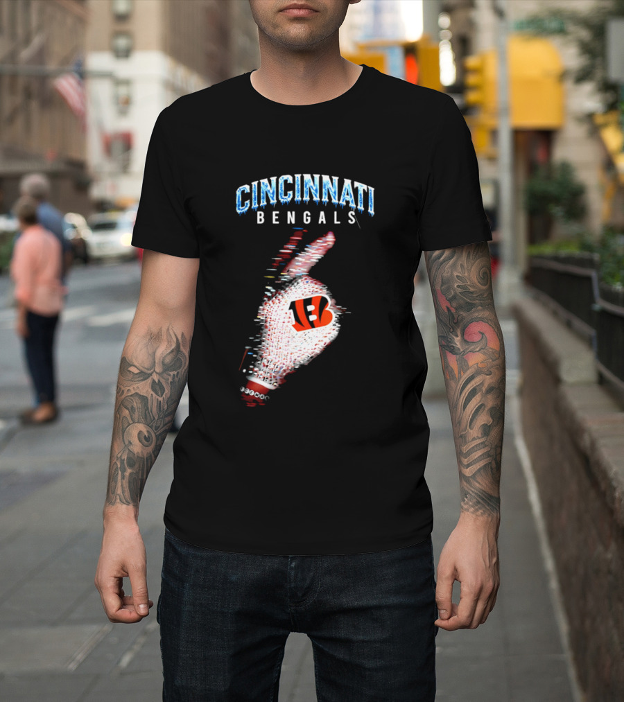 Cincinnati Bengals Iceman Glove Logo 2026 T-Shirt