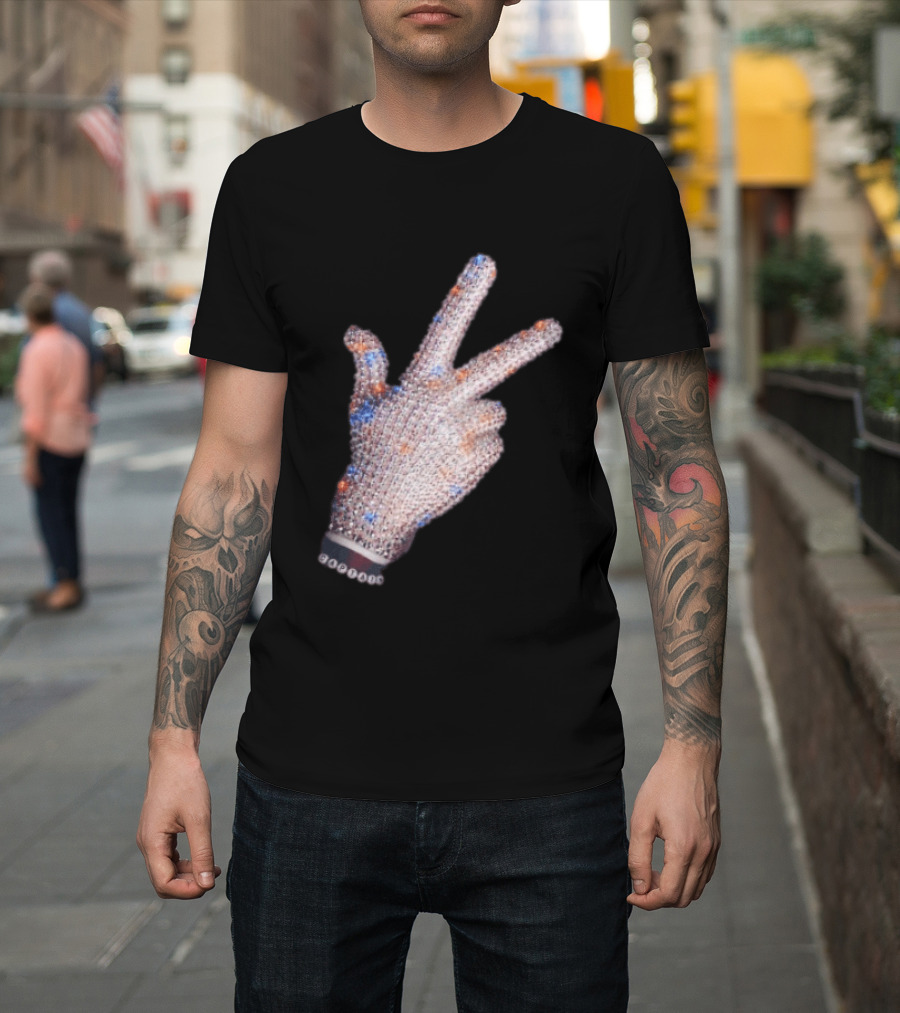 Jalen Brunson Captain New York Knicks Iceman Hand Crystal Glove Knicks T-Shirt