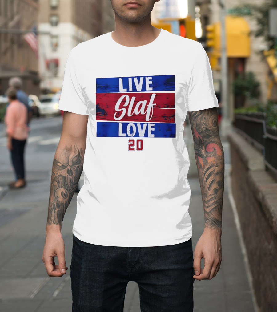 Live Slaf Love 20 Juraj Slafkovsky Montreal Canadiens NHL T-Shirt