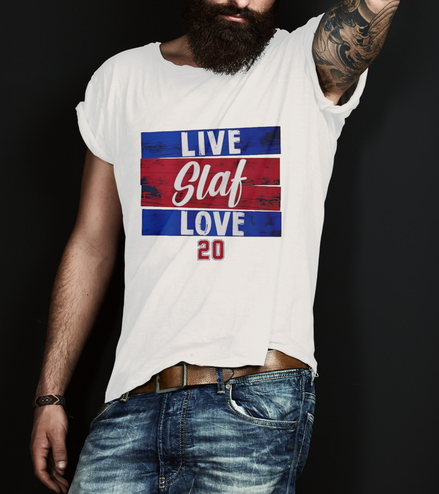 Live Slaf Love 20 Juraj Slafkovsky Montreal Canadiens NHL T-Shirt