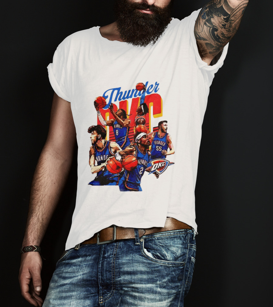 Thunder OKC Shai Gilgeous Chet Holmgren Williams Oklahoma City Basketball NBA 2026 T-Shirt