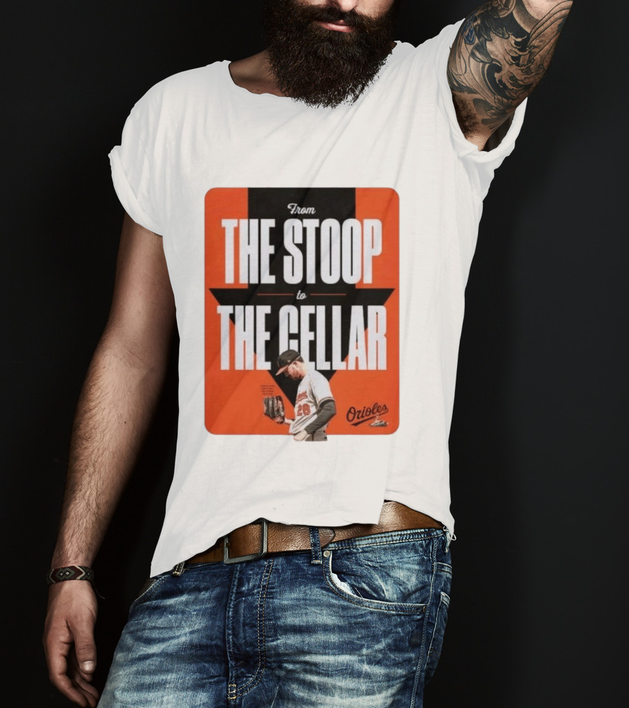 Orioles From The Stoop To The Cellar Trevor Rogers 28 T-Shirt