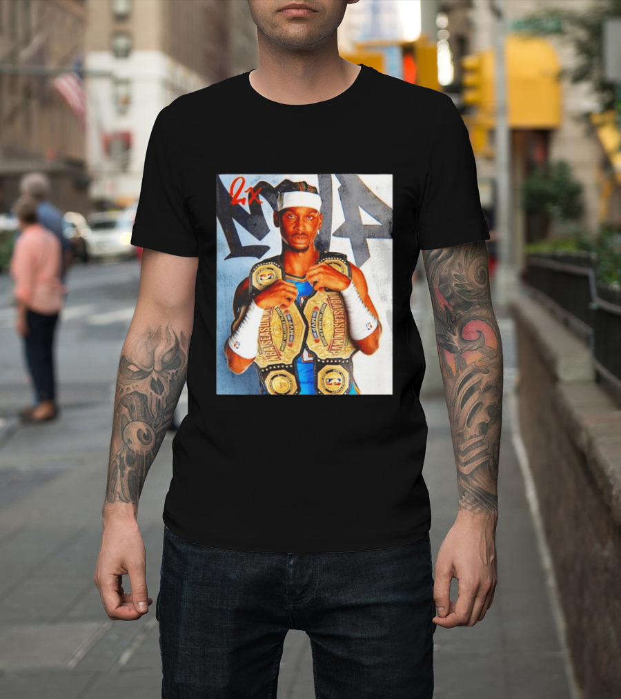 Shai Gilgeous Alexander 2X NBA MVP Champion Image T-Shirt