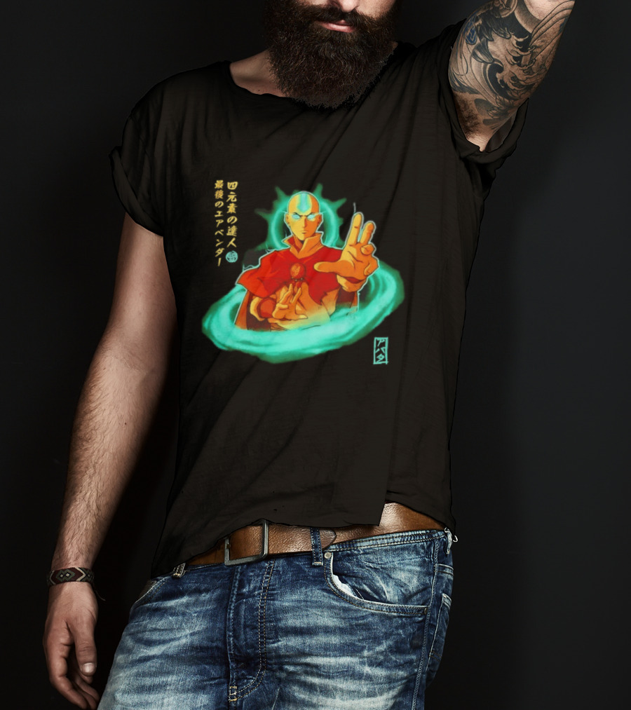 Avatar The Last Airbender Aang Master Of The Four T-Shirt