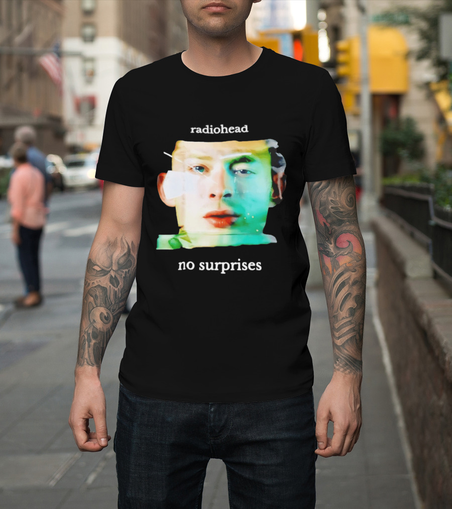 Radiohead No Surprises Thom Yorke Watercolor T-Shirt