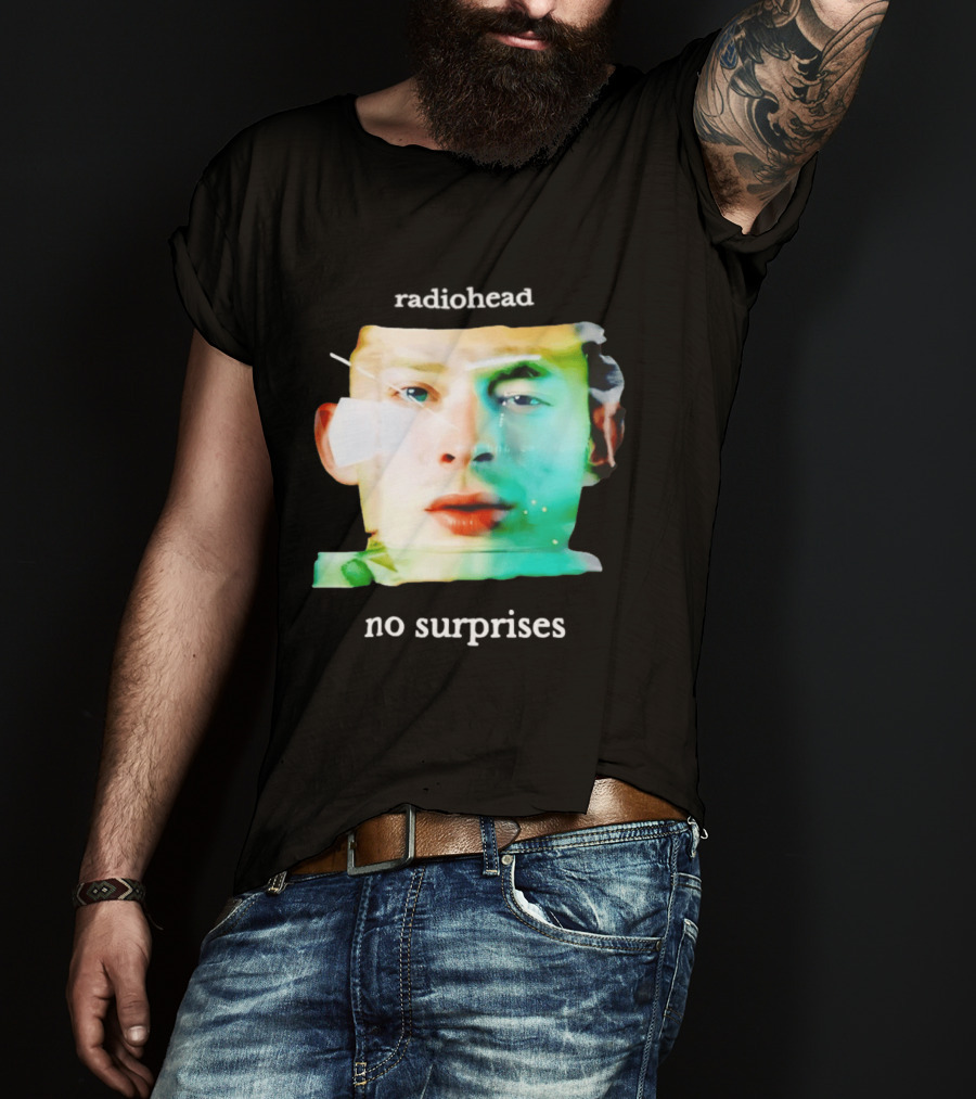 Radiohead No Surprises Thom Yorke Watercolor T-Shirt