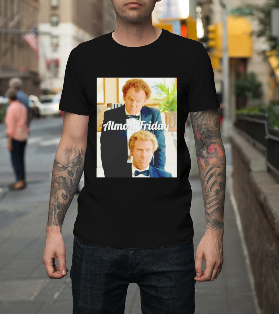 Almost Friday Will Ferrell John C. Reilly Interview Image T-Shirt