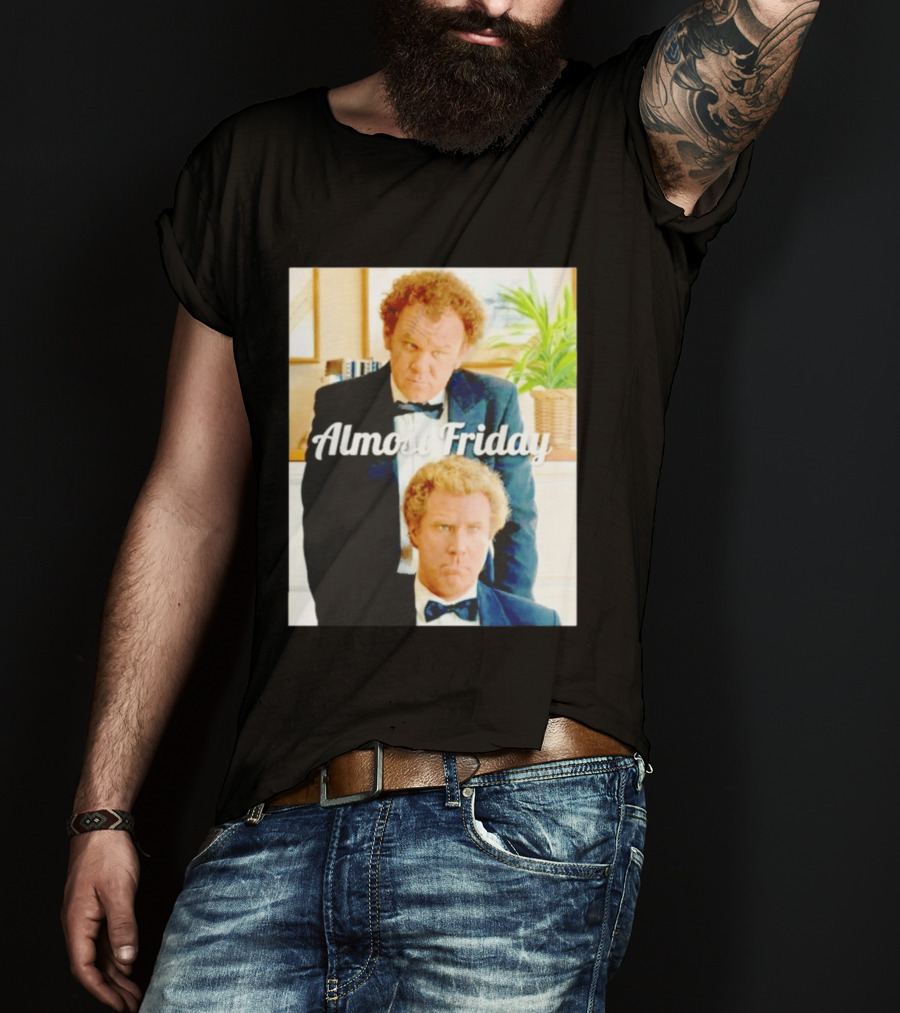 Almost Friday Will Ferrell John C. Reilly Interview Image T-Shirt
