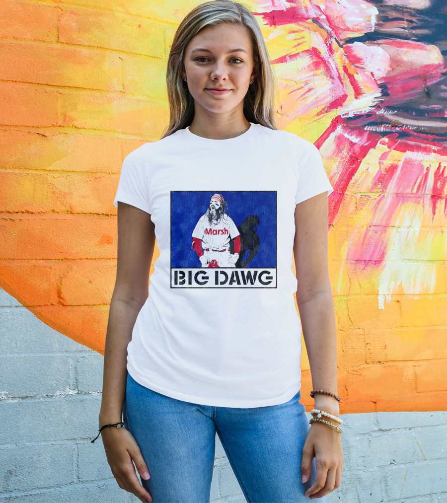 Brandon Marsh Philadelphia Phillies Big Dawg Marsh Baseball Player Image T-Shirt