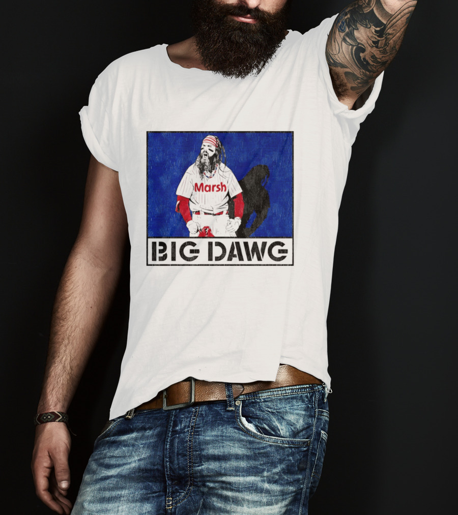 Brandon Marsh Philadelphia Phillies Big Dawg Marsh Baseball Player Image T-Shirt
