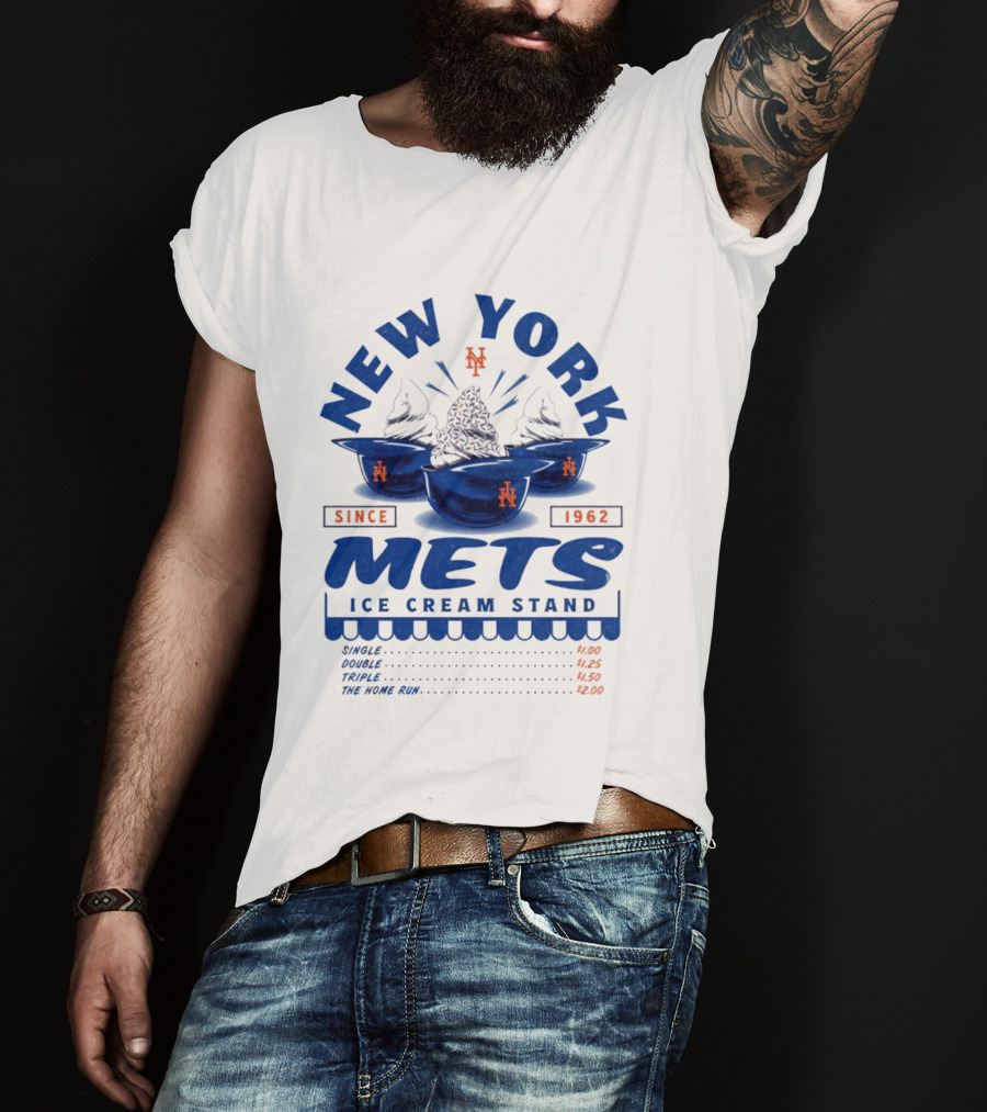New York Mets Ice Cream Stand Since 1962 T-Shirt