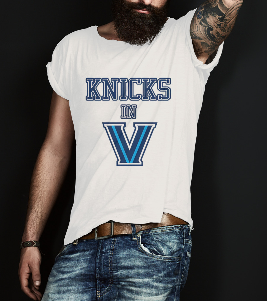 Knicks In Villanova Inspired Crossover Fan T-Shirt
