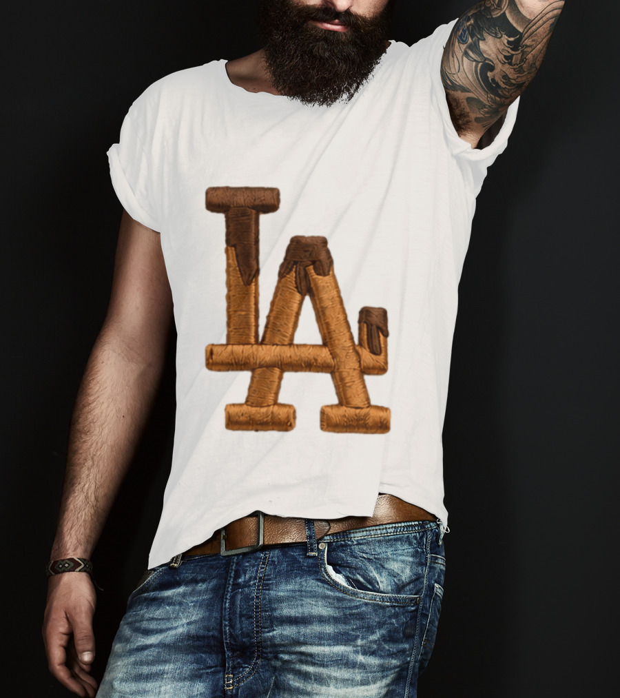 2026 Los Angeles Dodgers Ice Cream Sprinkles LA Baseball Hat T-Shirt