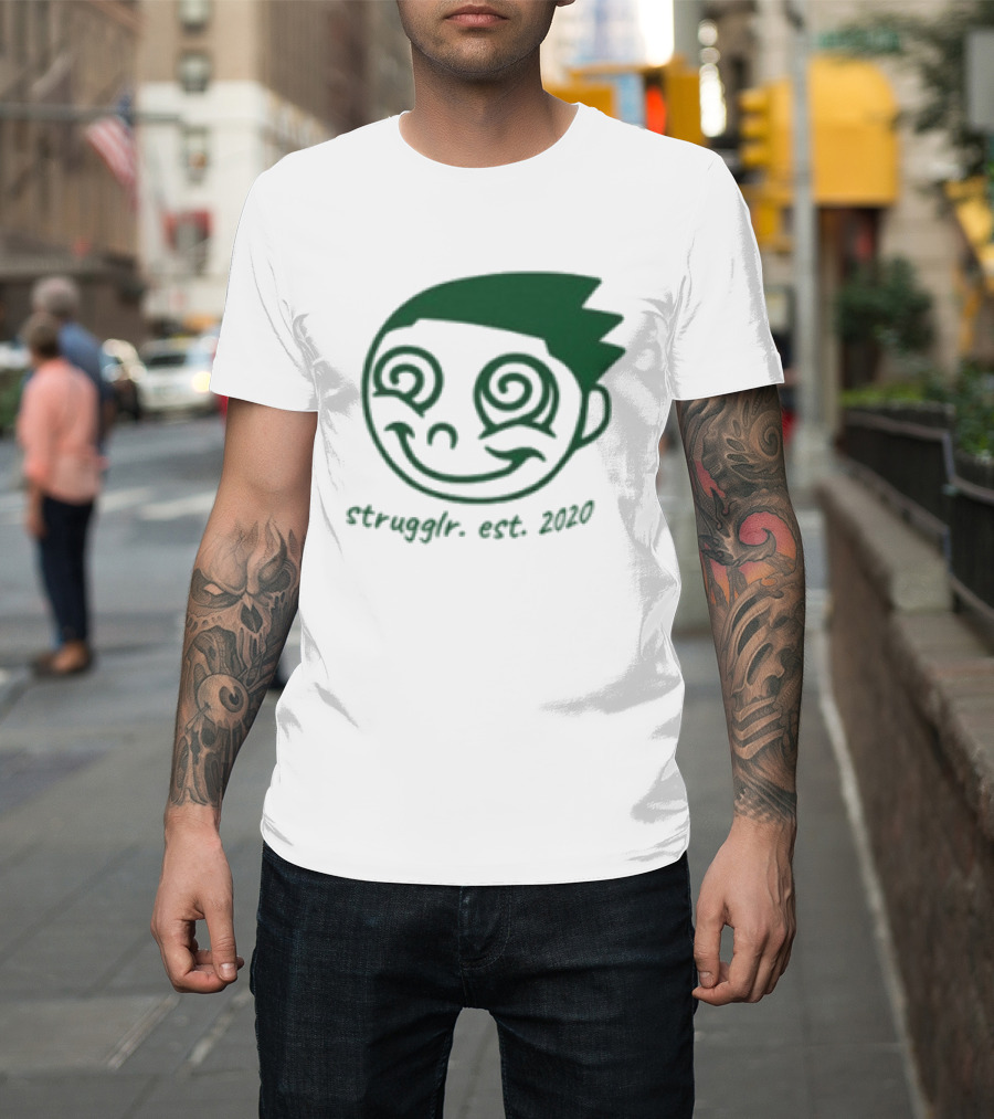 Struggling Together Est 2023 Spiral Eyes Face T-Shirt